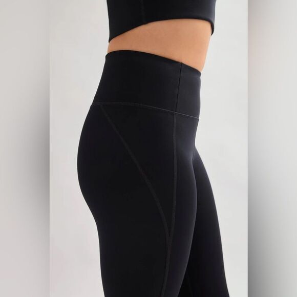 Girlfriend Collective black Compressive High-Rise 23.75" Leggings-Size Small NWT - Picture 2 of 13